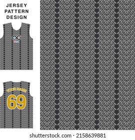 Diseño de patrones de tejido. El fondo para la camiseta de fútbol, el kit de fútbol o el uniforme deportivo. Plantilla de simulación de camisetas. Patrón de jersey de fútbol. Antecedentes abstractos