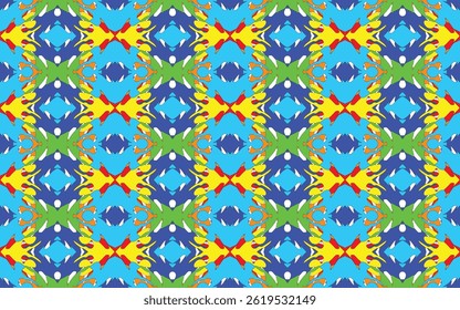 Design de padrão de tecido para tecido, tapete, papel de parede, ilustração vetorial.
