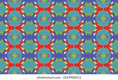 Diseño de patrón de tela para tela, alfombra, Fondo de pantalla, Ilustración vectorial.