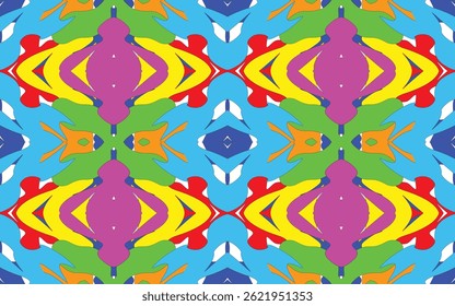 Fabric pattern design for fabric, carpet, wallpaper, vector illustration.