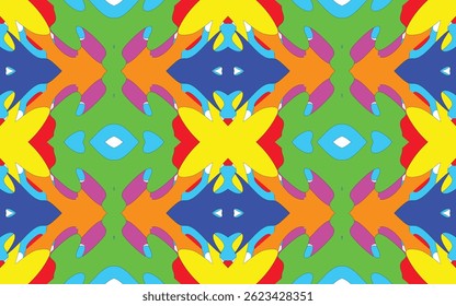 Fabric pattern design for fabric, carpet, wallpaper, vector illustration.