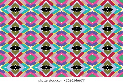Fabric pattern design for fabric, carpet, wallpaper, vector illustration.