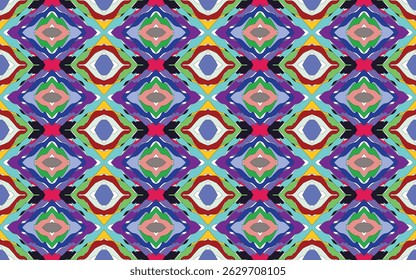 Fabric pattern design for fabric, carpet, wallpaper, vector illustration
