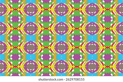 Diseño de patrón de tela para tela, alfombra, Fondo de pantalla, Ilustración vectorial