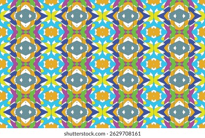 Diseño de patrón de tela para tela, alfombra, Fondo de pantalla, Ilustración vectorial
