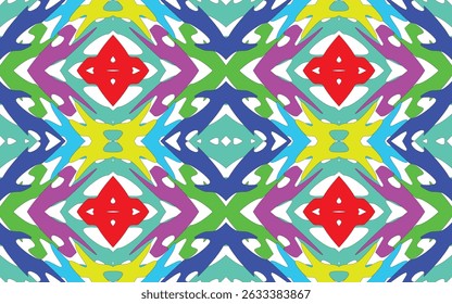 Design de padrão de tecido para tecido, tapete, papel de parede, ilustração vetorial.