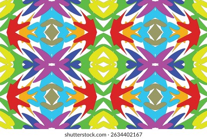 Diseño de patrón de tela para tela, alfombra, Fondo de pantalla, Ilustración vectorial