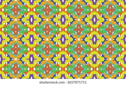 Diseño de patrón de tela para tela, alfombra, Fondo de pantalla, Ilustración vectorial