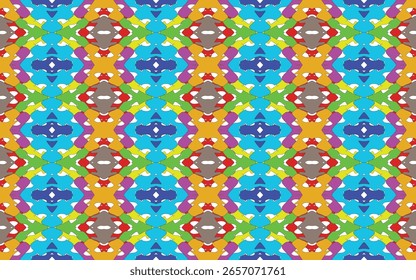 Fabric pattern design for fabric, carpet, wallpaper, vector illustration