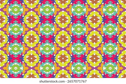 Fabric pattern design for fabric, carpet, wallpaper, vector illustration