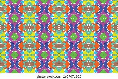 Fabric pattern design for fabric, carpet, wallpaper, vector illustration