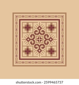 Fabric Pattern Design
Ethnic Fabric Pattern
Brown Fabric Pattern
Textile Business
Pillow Case
Cushion Case
Ethnic Geometry
Pixel Art