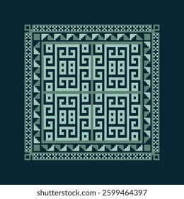 Fabric Pattern Design
Ethnic Fabric Pattern
White Green Fabric Pattern
Textile Business
Pillow Case
Cushion Case
Ethnic Geometry
Pixel Art