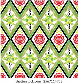 Fabric pattern design from geometric shapes



