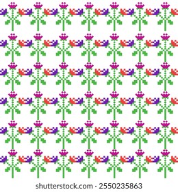 fabric pattern design
green and red cloth pattern
red pink flowers
leaf
Textile business
cushion cover
Pixel Art