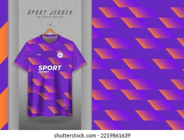 Fabric pattern design for sports t-shirts, soccer jerseys, running jerseys, jerseys, gym jerseys, purple.