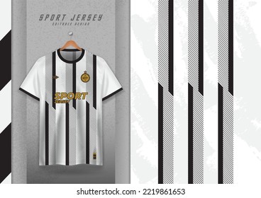 Fabric pattern design for sports t-shirts, soccer jerseys, running jerseys, jerseys, workout jerseys, black stripes.