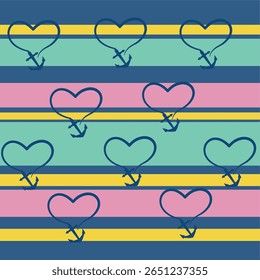 Fabric pattern design. Trendy colors, fashionable patterns. Children's clothing and more
