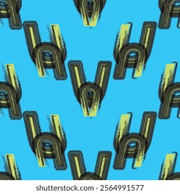 The fabric pattern with English letters can be used on all types of fabric.