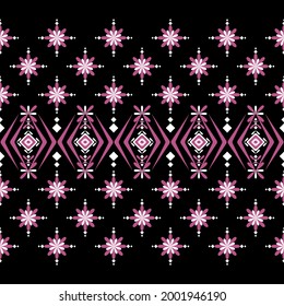Fabric pattern ethnic design seamless 