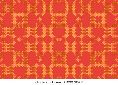 Patrón de tela, europeo, textiles gráficos, patchwork, Vector ikat, 