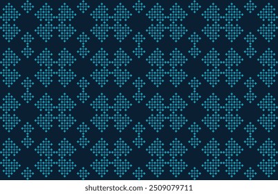 Fabric pattern, european, textile graphics, patchwork, ikat vector, 
