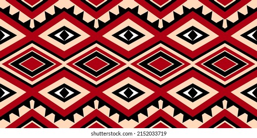 fabric pattern geometric for background rug wallpaper clothing wrap batik fabric embroidery illustration vector beautiful