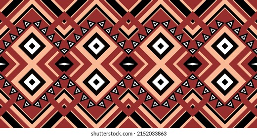 fabric pattern geometric for background rug wallpaper clothing wrap batik fabric embroidery illustration vector beautiful