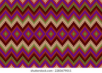 fabric pattern geometric for background rug wallpaper clothing wrap batik fabric embroidery illustration vector beautiful