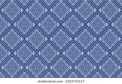Fabric pattern Geometric Ethnic pattern design for background or wallpaper and clothing .