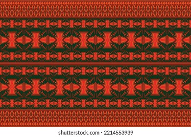 Fabric pattern geometric ethnic native style seamless pattern aztec for decorative print textiles 