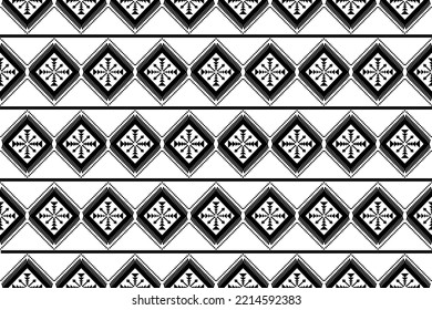 Fabric pattern geometric ethnic native style seamless pattern aztec for decorative print textiles 