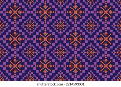 Fabric pattern geometric ethnic native style seamless pattern aztec for decorative print textiles 