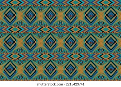 Patrón de tejido geométrico de estilo étnico nativo patrón sin soldadura azteca para tejidos de impresión decorativos 