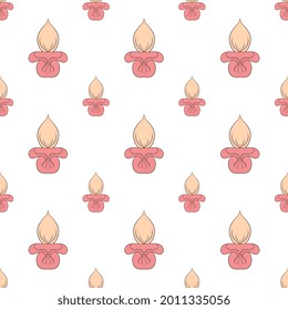 fabric pattern - hand-drawn repeat pattern illustrated on transparent background, beautiful repeat pattern for fabric, textile, web background, clothes packaging, and others.