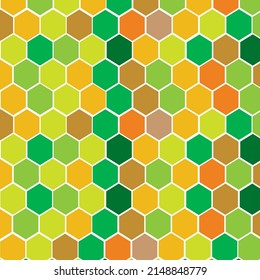 The fabric pattern is the introduction of various shapes and colors. Let's arrange them to create a beautiful shape.