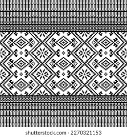 Fabric pattern made from geometric shapes. You can apply it to your fabric pattern and it will surely look beautiful.