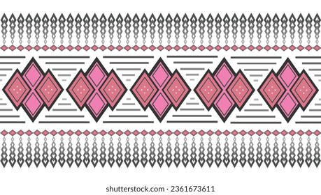 It's a fabric pattern made from squares. The middle is like a lotus. The upper and lower sections have small squares. It's a black gradient stacked together. It is next to a series of small pink squar