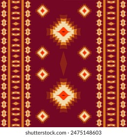Fabric pattern native american design geometric pattern navajo , boho , american indian style 
pattern seamless vector for fabric patterns, curtains or home decorations.