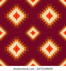 Fabric pattern native american design geometric pattern navajo , boho , american indian style 
pattern seamless vector for fabric patterns, curtains or home decorations.