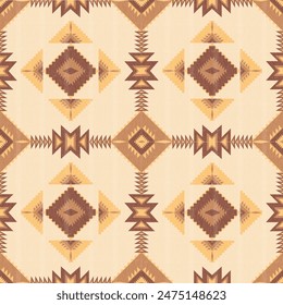 Fabric pattern native american design geometric pattern navajo , boho , american indian style 
pattern seamless vector for fabric patterns, curtains or home decorations.