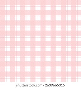 Fabric pattern, pink checkered pattern, gift wrapping paper , seamless pattern 