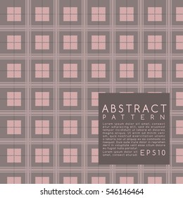 Fabric Pattern. Plaid. Vector Illustration
