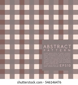 Fabric Pattern. Plaid. Vector Illustration