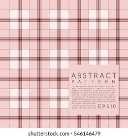 Fabric Pattern. Plaid. Vector Illustration