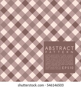 Fabric Pattern. Plaid. Vector Illustration