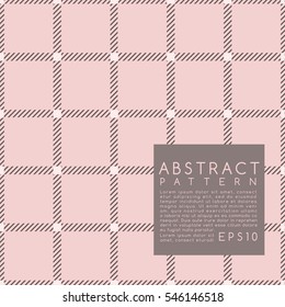 Fabric Pattern : Plaid : Vector Illustration