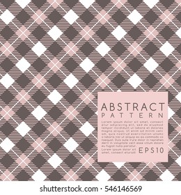 Fabric Pattern. Plaid. Vector Illustration