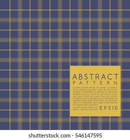 Fabric Pattern. Plaid. Vector Illustration