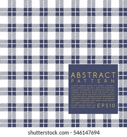 Fabric Pattern. Plaid. Vector Illustration